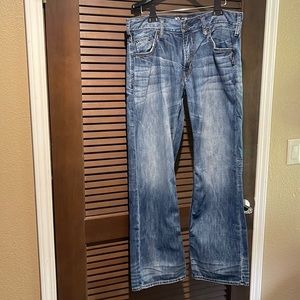 Silver Jeans Co, Zac Relaxed Fit Straight Leg Jeans 34 x 32
